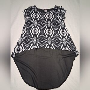 Guilty Chic Black and White Women's Tunic